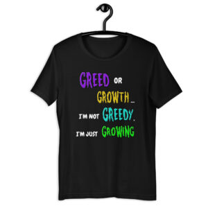 Growth Over Greed - Black